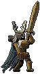 Ulgrim, der Hügelkönig, reckt sein Schwert