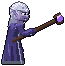 Glutmagierin mit dem Stab der letzten Asche